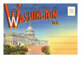 Postcard Folder  Washington  DC