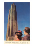 Tourists Gazing at RCA Building  New York City