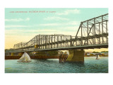 Drawbridge  Hudson River at Albany  New York