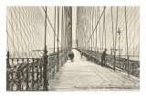 Promenade  Brooklyn Bridge  New York City