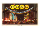 Neon at Night  Reno  Nevada