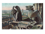 Gargoyles at Notre Dame  Paris