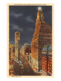 Night  Times Square  New York City