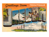 Greetings from Troutdale  Oregon
