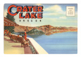 Postcard Folder  Crater Lake  Oregon