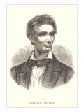 Etching of Young Abraham Lincoln