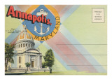 Postcard Folder  Annapolis  Maryland