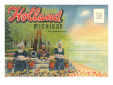 Postcard Folder  Scene from Holland  Michigan