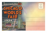 Postcard Folder  Souvenir of Chicago World's Fair