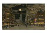 Moon over Broadway  New York City