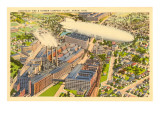 Goodyear Blimp and Factory  Akron  Ohio