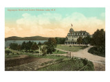 Algonquin Hotel  Lower Saranac Lake  New York