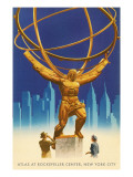 Atlas Statue  Rockefeller Center  New York City