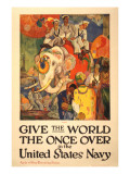Colorful Navy Recruitment Poster