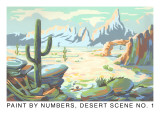 Paint by Numbers  Desert Scene
