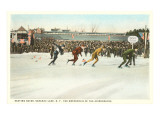 Speed Skating Races  Saranac Lake  New York