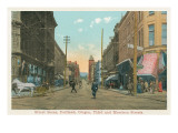 Early Downtown Portland  Oregon