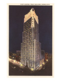 Night  First Central Trust Building  Akron  Ohio
