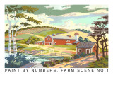 Paint by Numbers  Farm Scene Number One