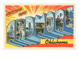 Greetings from Ardmore  Oklahoma