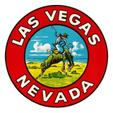 Las Vegas Logo with Bucking Bronco  Nevada