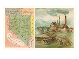 Map of Nevada  Silver Mining