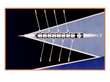 Crew with Bow Wake  From Above