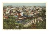View over Bellevue Incline Plane  Cincinnati  Ohio