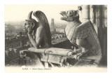 Gargoyles at Notre Dame  Paris