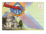 Postcard Folder  Annapolis  Maryland