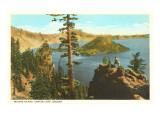 Wizard Island  Crater Lake  Oregon