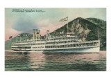 Robert Fulton Steamer on the Hudson River