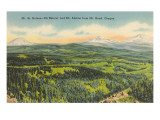 Mt St Helens  Mt Rainier  Mt Adams