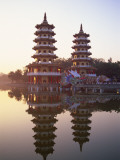 Taiwan  Kaohsiung  Lotus Lake  Dragon and Tiger Pagodas