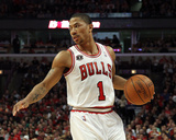 Miami Heat v Chicago Bulls - Game Five  Chicago  IL - MAY 26: Derrick Rose