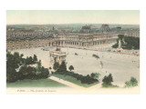 View over the Louvre  Paris