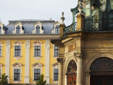 Details of St Mary's Church in Main Market Square (Rynek Glowny)  Krakow  Poland