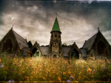 Chapels at Cathays Cemetery  Cardiff Wales