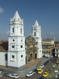 Panama  Panama City  Casco Viejo  Twin White Towers of Metropolitan Cathedral  Plaza De La Catedral