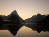 Milford Sound / Mitre Peak  Fjordland National Park  South Island  New Zealand