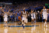 Oklahoma City Thunder v Dallas Mavericks - Game Five  Dallas  TX - MAY 25: Jason Terry and Jose Jua