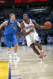 Dallas Mavericks v Oklahoma City Thunder - Game Three  Oklahoma City  OK - MAY 21: Serge Ibaka and 