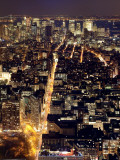 USA  New York City  Manhattan  Elevated View of Mid-Town Manhattan