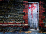 Derelict Doorway with Graffiti