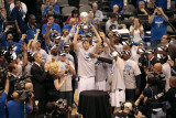 Oklahoma City Thunder v Dallas Mavericks - Game Five  Dallas  TX - MAY 25: Dirk Nowitzki  Mark Cuba