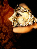 Woman with Golden Mask by Helena M Damsel