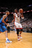 Dallas Mavericks v Miami Heat - Game One  Miami  FL - MAY 31: Chris Bosh and Tyson Chandler