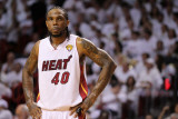 Dallas Mavericks v Miami Heat - Game One  Miami  FL - MAY 31: Udonis Haslem