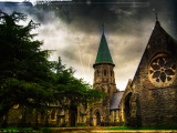 Chapels at Cathays Cemetery  Cardiff Wales