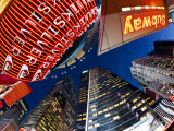 USA  New York City  Manhattan  Times Square  Neon Lights of 42nd Street